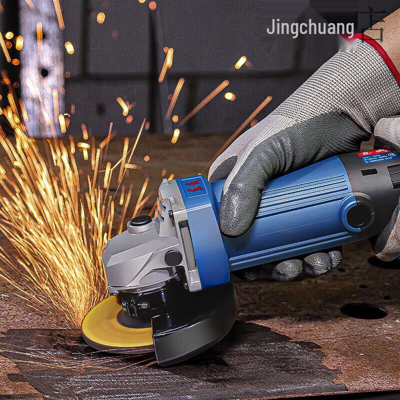 Dongcheng S1M-FF04-100BS Industrial Angle Grinder CN plug (adapter included)