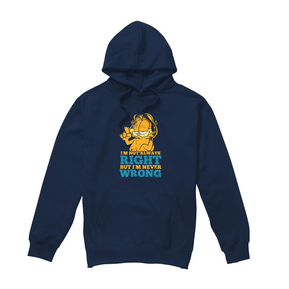 Garfield Mens Never Wrong Hoodie