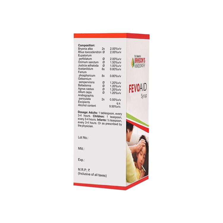 Syrup Fevo (115 Ml), Fevo Aid Syrup Bakson