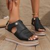 Fashion Women Wedges Sandals 2025 New Summer Lightweight Shoes Luxury Women Platform Casual Sandals Women Beach Luxury Designer Sandals