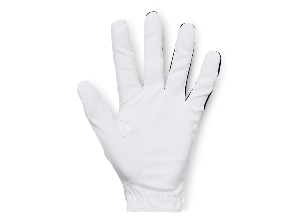UA Medal Golf Glove LLGC [Under Armor] Black/White/Black