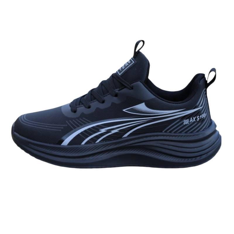 Ultra-light Men's Shoes 2026 Autumn and Winter New Soft-soled Casual Sports Shoes Men's Black Leather Waterproof Running