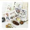 Die-cut PET Washi Tape Set: Coffee Theme, European & American Style for Journaling & Decoration