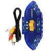 3Way Rcas Video Switches Rcas Splitter Box For Connecting 3Devices To TV With Rcas Cable Audios Video Splitter Adapters