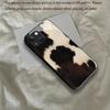 TEUM Station American style cream pattern Apple 17Pro tempered glass case iPhone16E fine hole all-inclusive mobile phone case