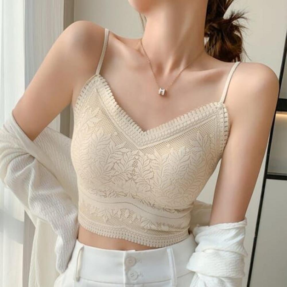 Navava Romantic Lace Bra Cup Built In Tank Top Nt2689