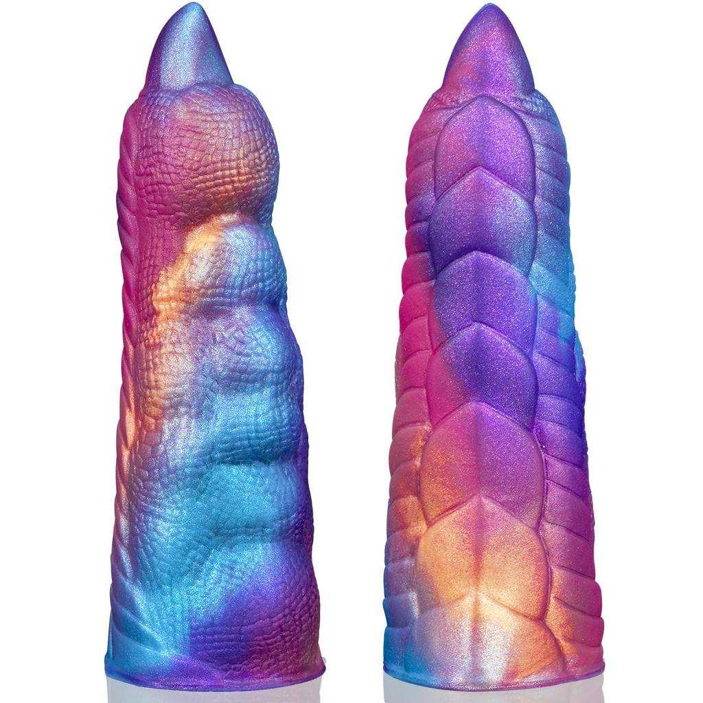 Compact Alien Shaped Remote Vibrating Dildo - Wireless Fake Penis Anal Plug for Women