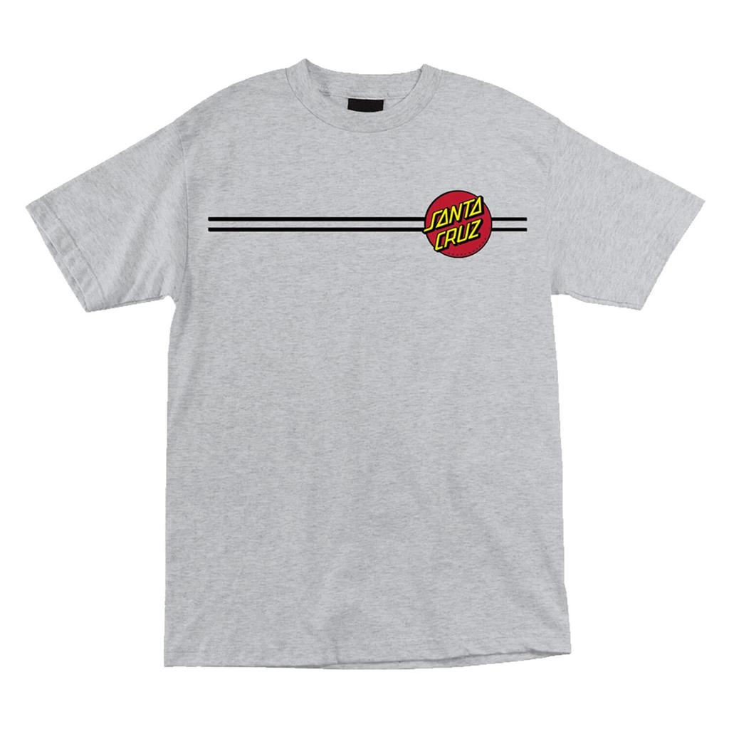 Santa Cruz Skateboard Shirt Classic Dot Heather Grey Size L