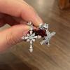 BELLA BOX Orecchini Pendenti a Croce in Zircone per Donna Accessori Moda per Orecchie Matrimonio Festa Indossare Quotidiano Gioielli di Lusso Versatili