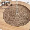 Solid Wood Wear Resistant Cat Scratching Turntable With Bell Cat Teasing Toy Pet Supplies