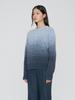 REMPLACEMENT Gradation Jacquard Pullover - Indigo Denim