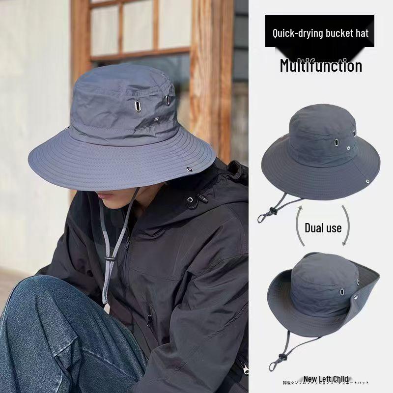 Unisex Outdoor UV-Schutz Sommerhut mit breiter Krempe zum Wandern & Angeln