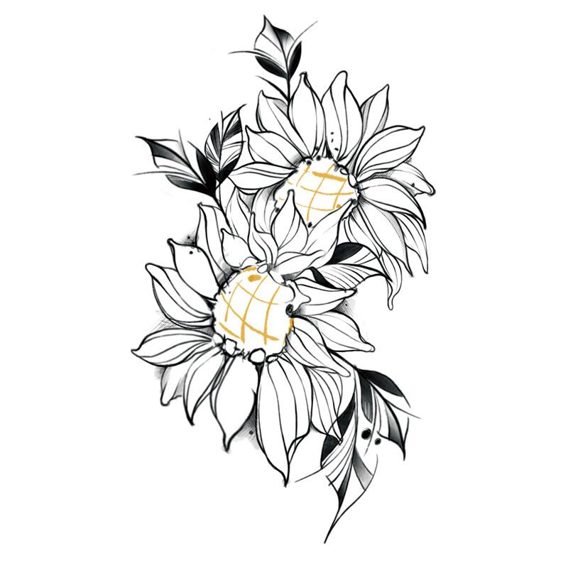 Tatuaggi Temporanei Impermeabili Stile Coreano Harajuku