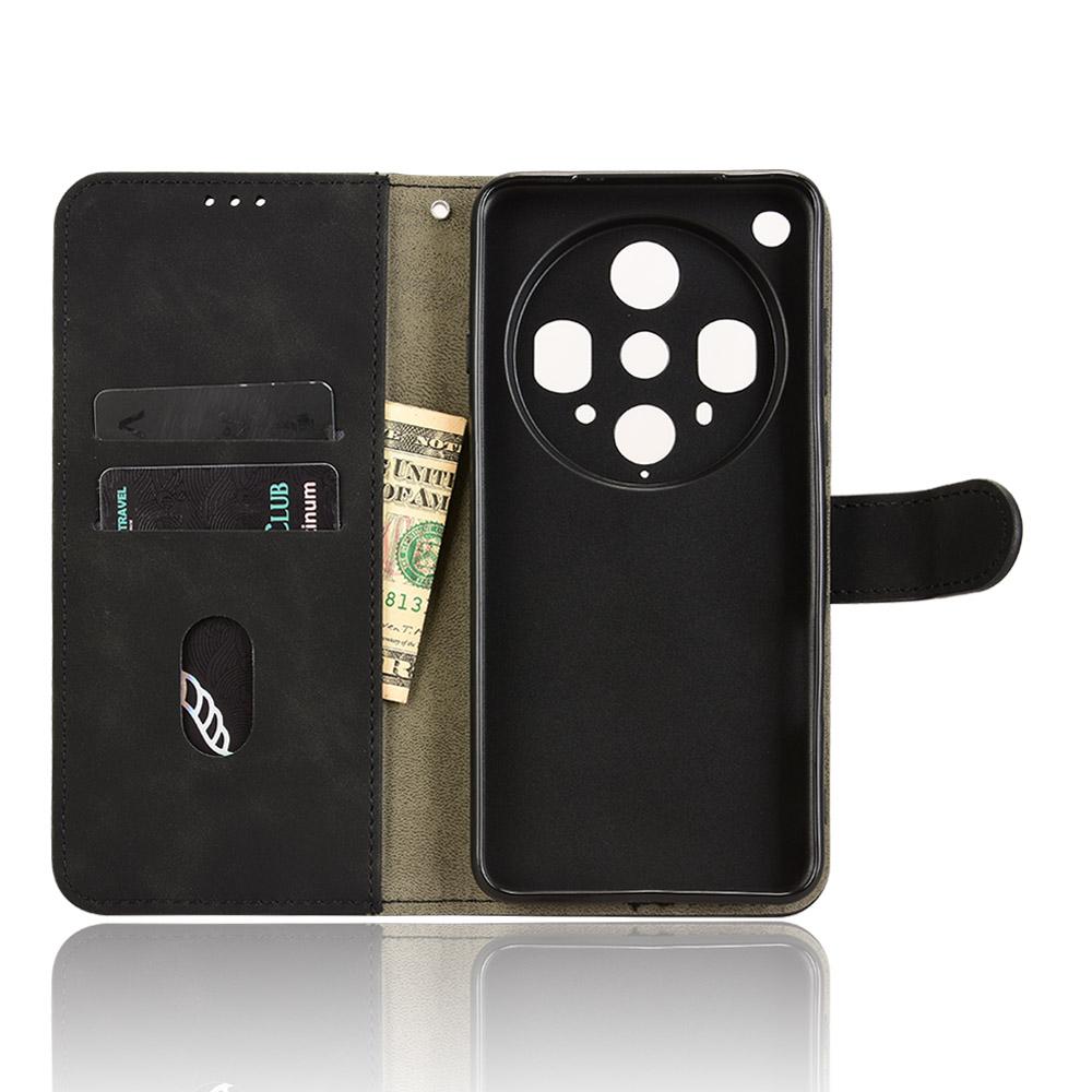 

For Oppo Find X8 Ultra 5G Leather Case Skin Feel Anti Drop Wallet Flip Phone Cover Brown