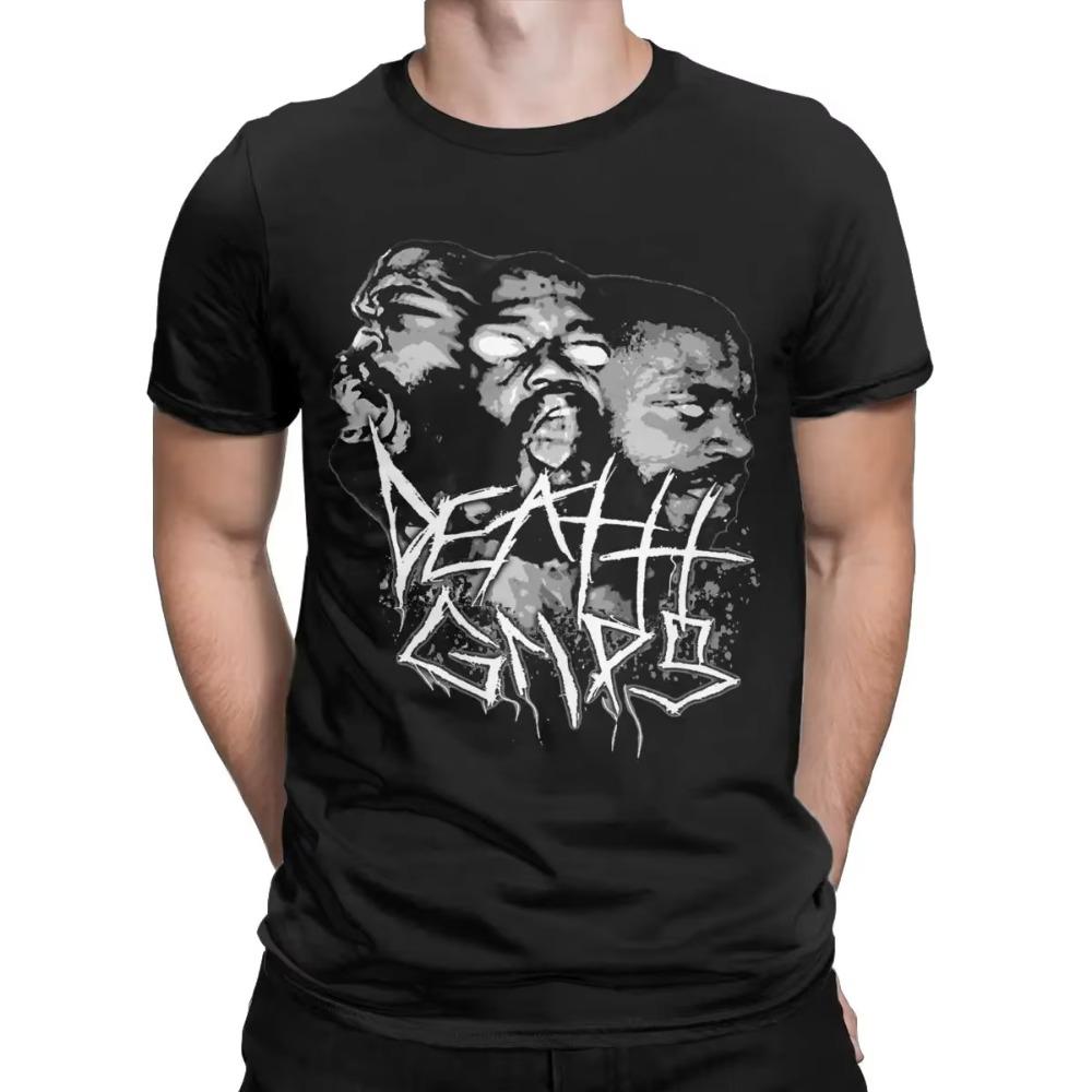 Death Grips T-Shirt for Men Novelty Pure Cotton Tees Crewneck Short Sleeve T Shirt Plus Size Clothes