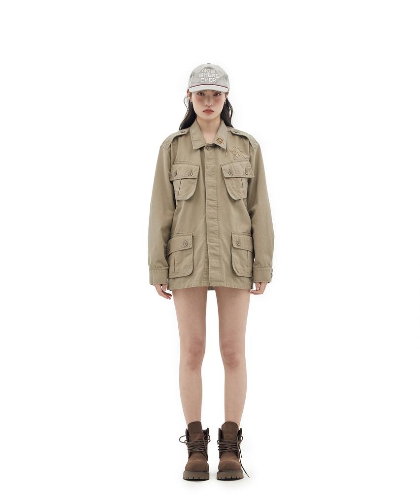 Defgarments Cotton Field Jacket [Beige]
