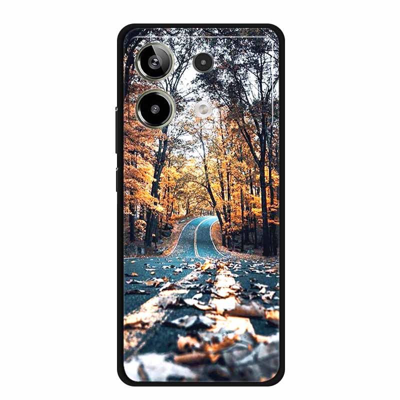 For Redmi Note 13R Pro Case Animals Soft Silicone TPU Phone Cases Back Cover For Xiaomi Redmi Note13R Pro Wolf Protector fundas