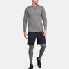 Under Armour Fitted Sports Training Crewneck Sweatshirt Men Sweatshirt Carbon-Gray 1310989-090