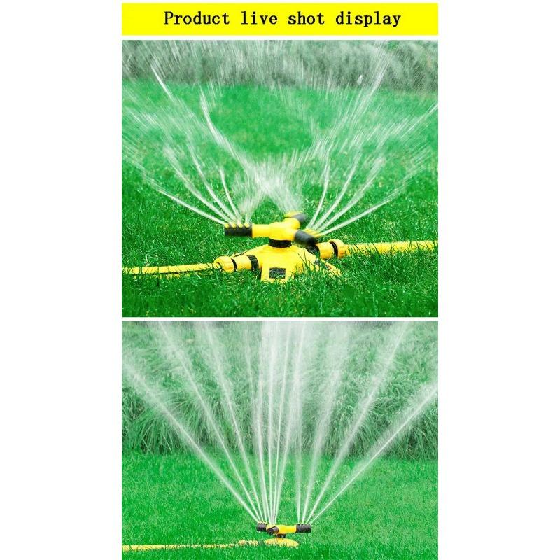 Durable 360-Degree Automatic Rotating Sprinkler Head | No Battery Needed, Ideal for Lawn & Garden Irrigation, Garden Watering Solution