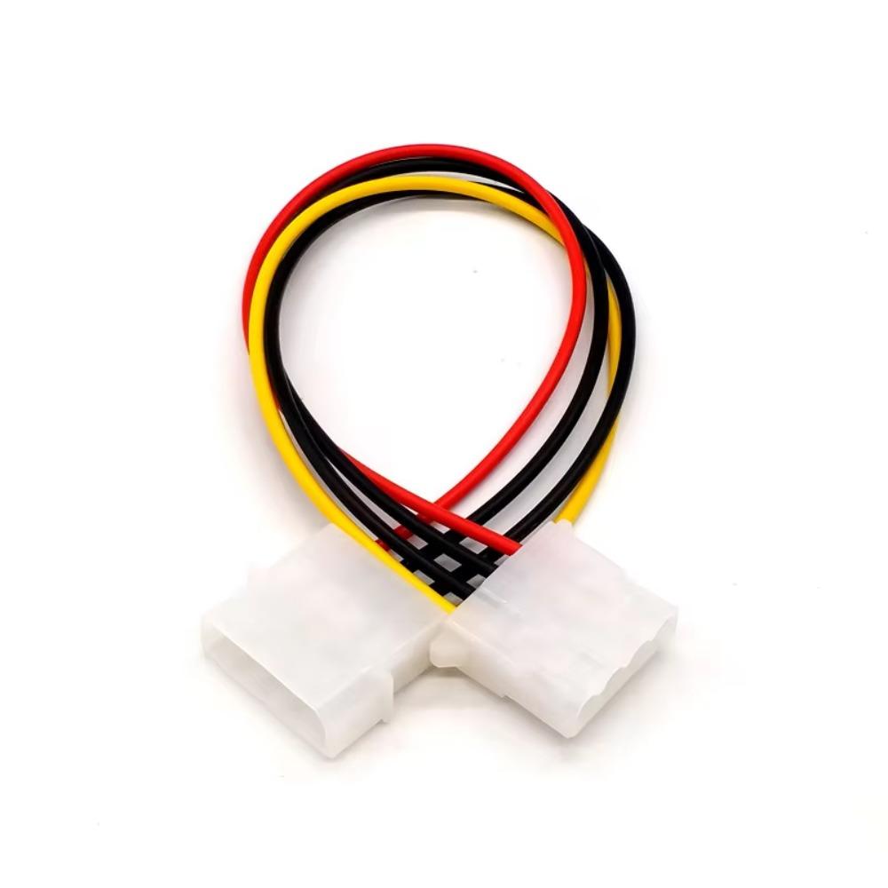 10pcs 4Pin Molex Male To Female Power Extension Cable IDE 4Pin Cord for HDD Optical Drive 20cm 30cm 50cm Power Adapter Extend Wire Stable Power Supply