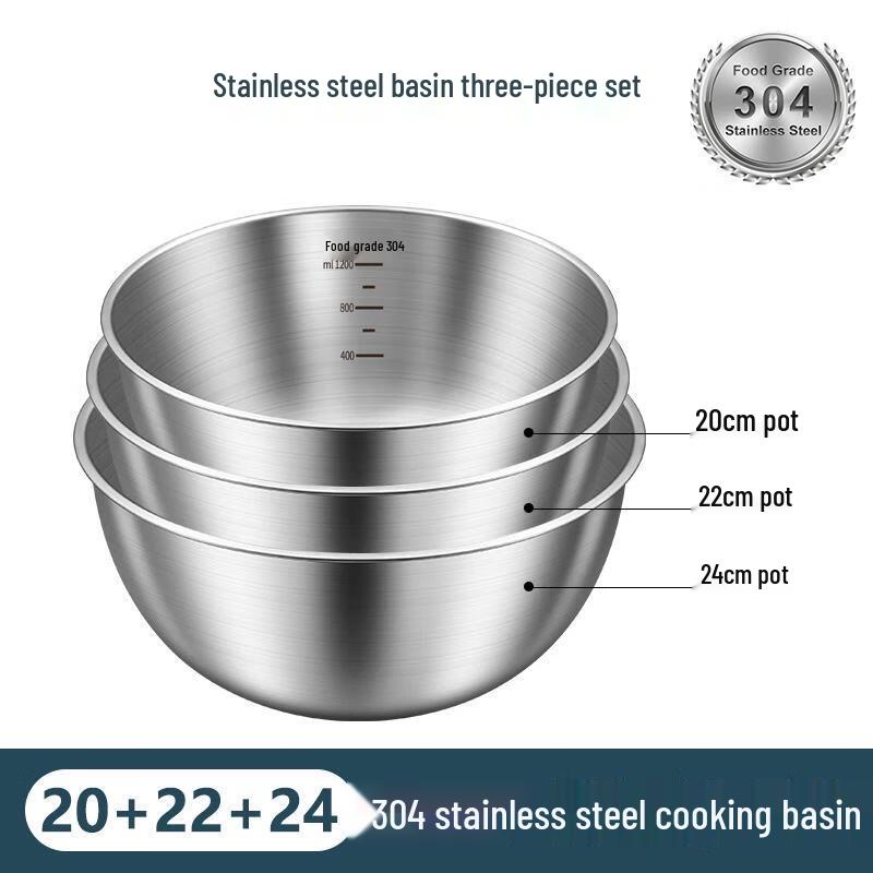 Набор смешивающих мисок из нержавеющей стали 304 Van Gogh