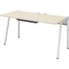 Office Desk Kokujoline Flat Desk Work Desk White X Natural Width 140 X Depth 70 Cm [3 Packs] DLE-...