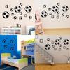 1Pc Football Wall Stickers Round Shaped Smooth Surface Water-proof Soccer Ball Sticker Wall Art Decal for Gifts