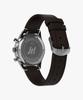 Taimaegseu Merlin Jet Quartz Chronograph Men'S Leather Watch 40Mm