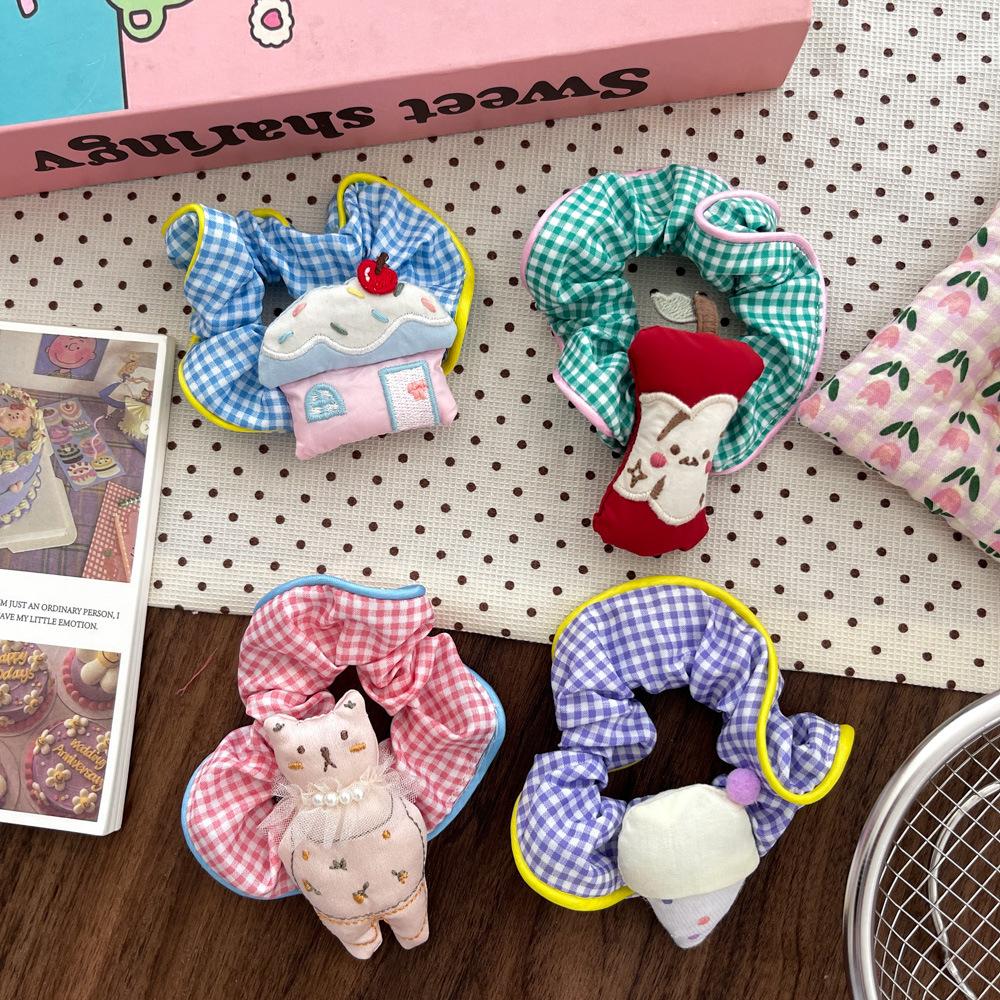 Children's Elastic Hair Bands Cartoon Cute Baby Girls Hair Rope Ties Ponytail Holder Rubber Bands Kids Headwear Hair Accessories