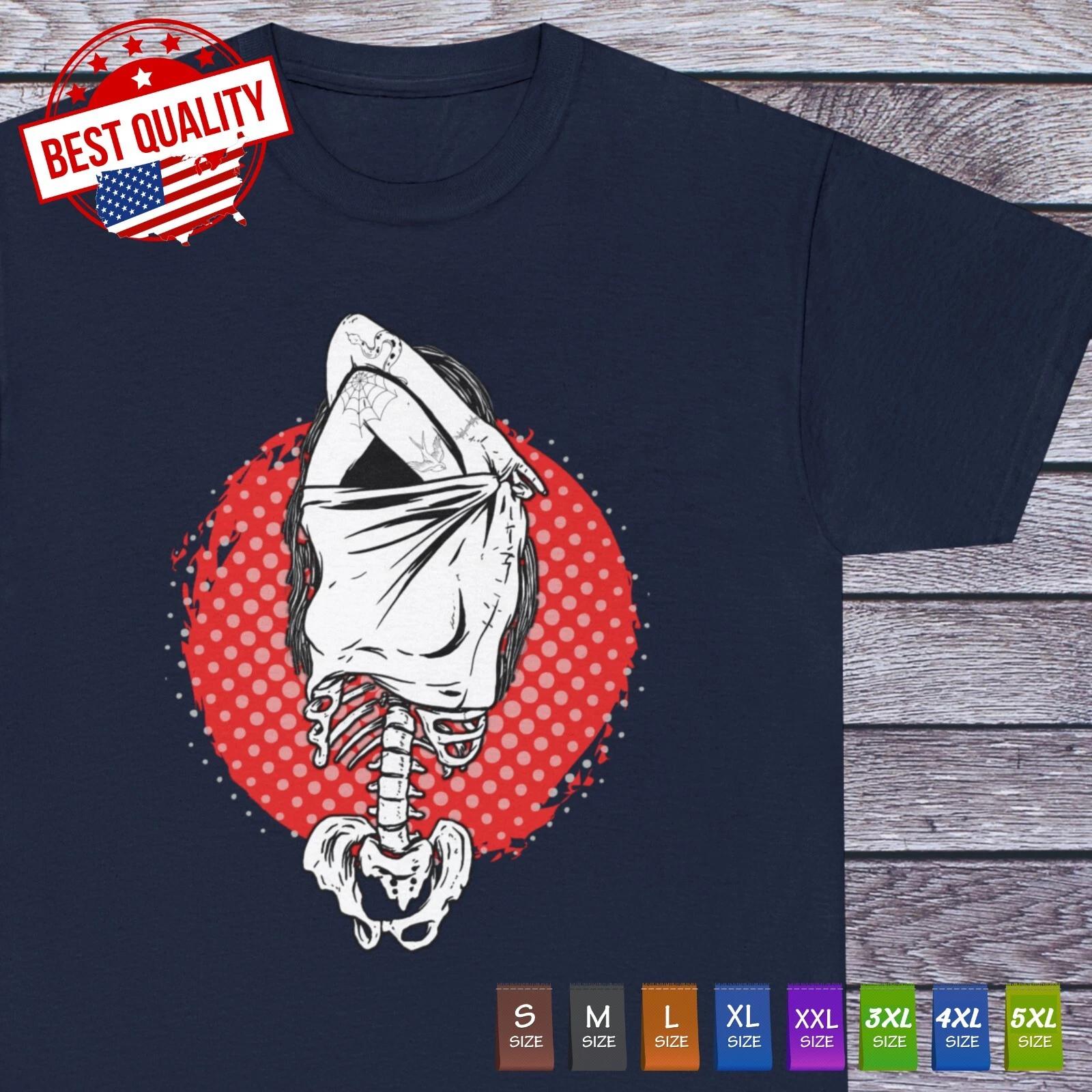 

Vintage Old School Free Woman Art T Shirt Traditional Tattoo Skull Fan Clothing S