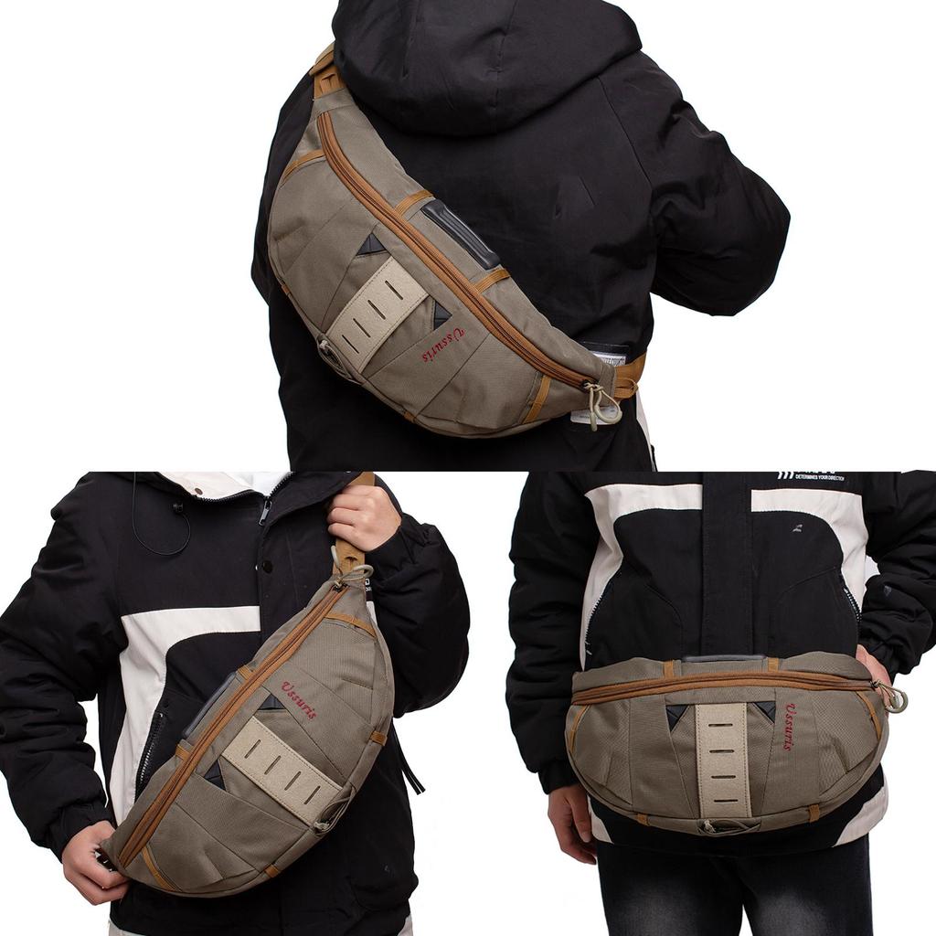 Fly Fishing Waist Pack Fishing Chest Bag Tackle Storage Sling Pack Hip Pouch