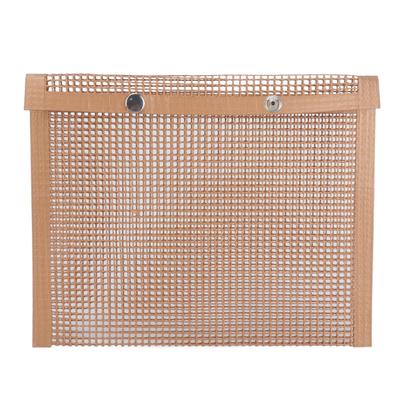 Grilling Pouches Fiberglass Mesh Non Stick High Temperature Resistant BBQ Bags for Kitchen Home