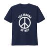 You Wanna Peace Of Me Sign T Shirt Black 3XL vintage Washed designer clothes homme Stretched Comfortable fashion Soft Versatile