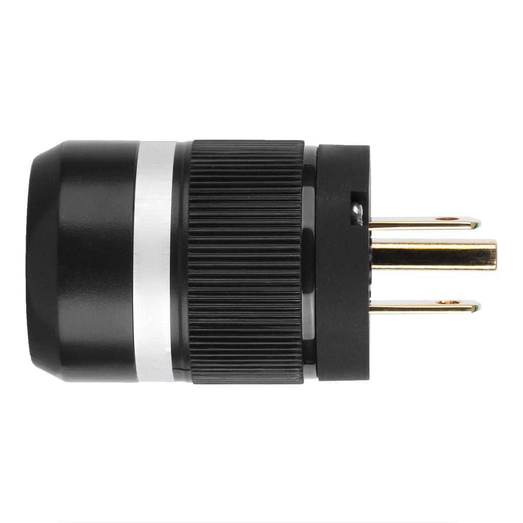 Monosaudio M100G Pure Copper GoldPlated Power Plug AC Power Connector Plug for Audio DIY Power Cord 15A 250V