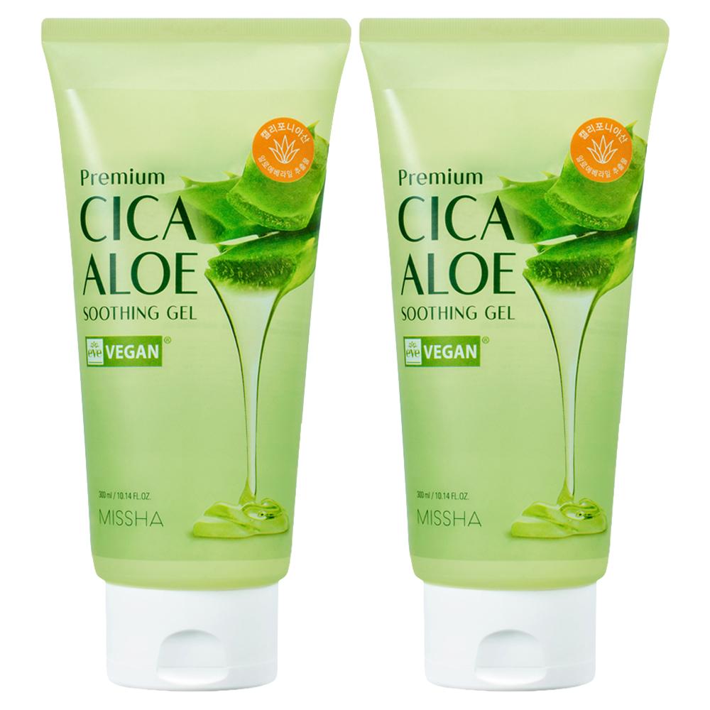 MISSHA Premium Cica Aloe Soothing Gel 300ml * 2 300ml * 2