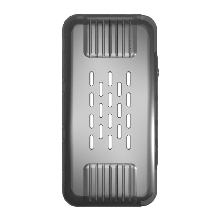 

Water Resistant Case Enclosure Shock Absorbing Flexible Cover for RG35XX H Gaming Console Offer Comprehensive Protective прозорий колір чорний