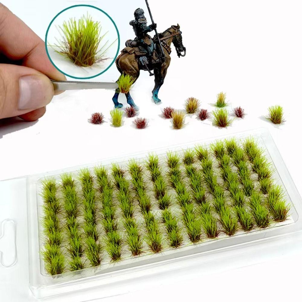 Miniature Shrubs Miniature Grass Cluster Terrain Model Kit Static Grass Tuft  Farmland House