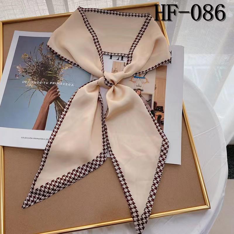 Luxury Long Silk Scarf Bag Tie Lady Neck Skinny Scarves Hairband Foulard Horse Print Brand Women Neckerchief Ribbon