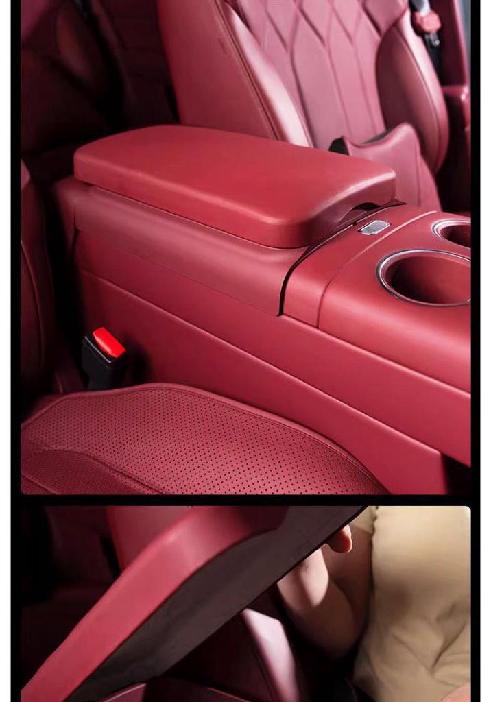AITO M8 M9 M7 Armrest Cover Pad - Fits 26 Models, Protective Mat & Storage Box for Car Modification.