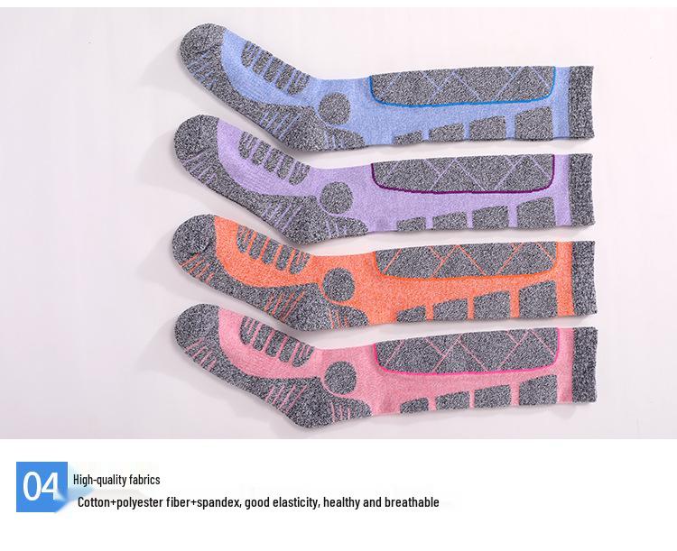 Women's Thick Warm Ski Socks for Autumn and Winter Outdoor Sports