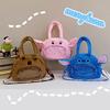 Lilo Fashionable Stitch Plush Girl Bag Large Capacity Material Daily Occasion
