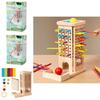 Wooden 3in1 Stack And Roll Dice Game For Family Fun And Brain Development