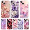 Phone Case For iPhone 17 Air Cases iPhone 16 15 12 13 14 Pro Max SE 7 8 Plus iPhone11 Cover Floral and Butterfly Patterns