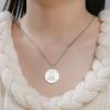 Lucktune Saint Padre Pio Pendant Necklace Women's Stainless Steel Necklace Catholic Religious Amulet Jewelry Pray For Us Gifts