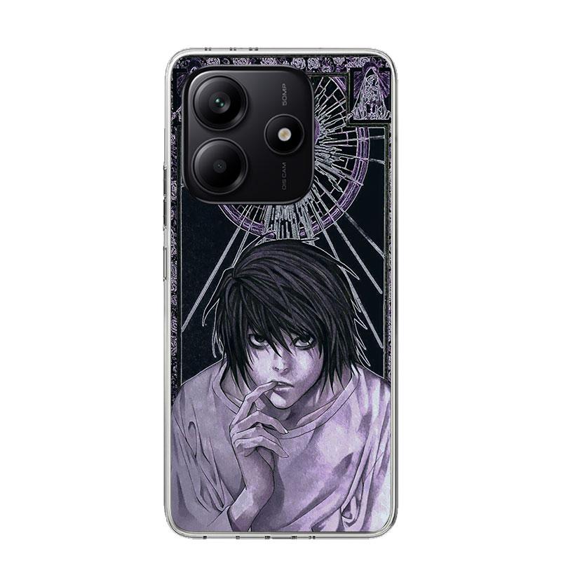 N-Note D-Death L Lawliet Phone Case For Xiaomi Redmi Note 13 14 15 Pro Plus 12S 12 14S 11S 11E 10 10S 11 11T 5G 4G Cover Coque R