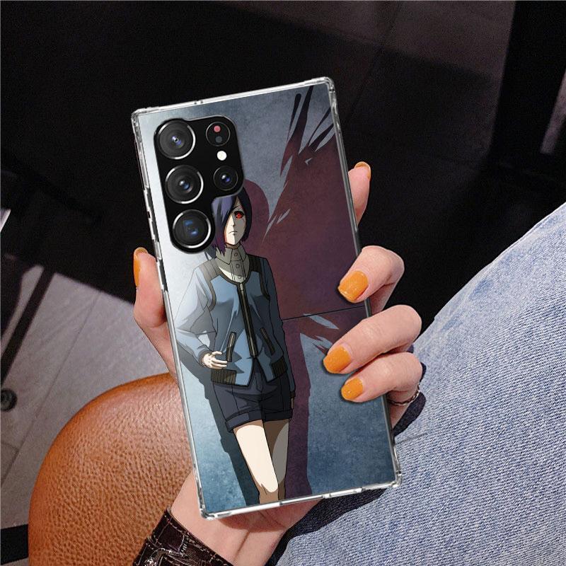 G-Ghoul Tokyo Touka Kirishima Phone Case For Samsung Galaxy S24 S25 Edge S26 Ultra S23 S22 S21 Plus S20 FE + Personalized Print