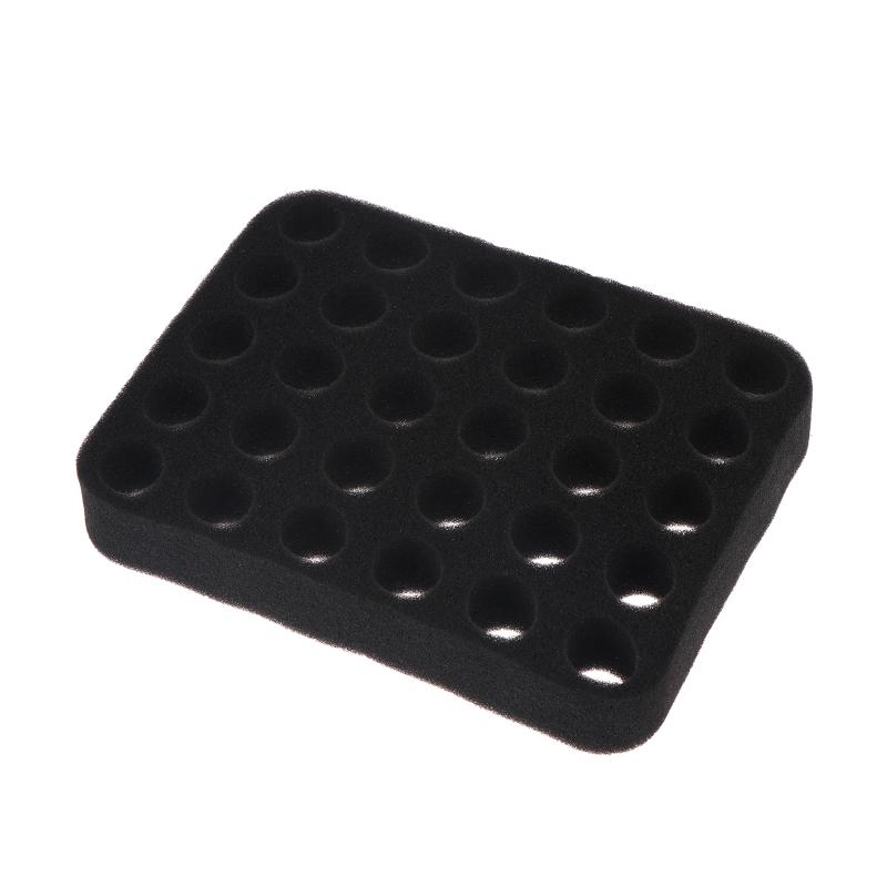 Essential Oil Storage Holder 30-Slot Foam Padded Shockproof Removable Bottom Divider for Travel Carrying