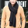 Color Imitation Cashmere Thickened Women Winter Scarves Knitted Shawls Korean Long Shawls Wraps