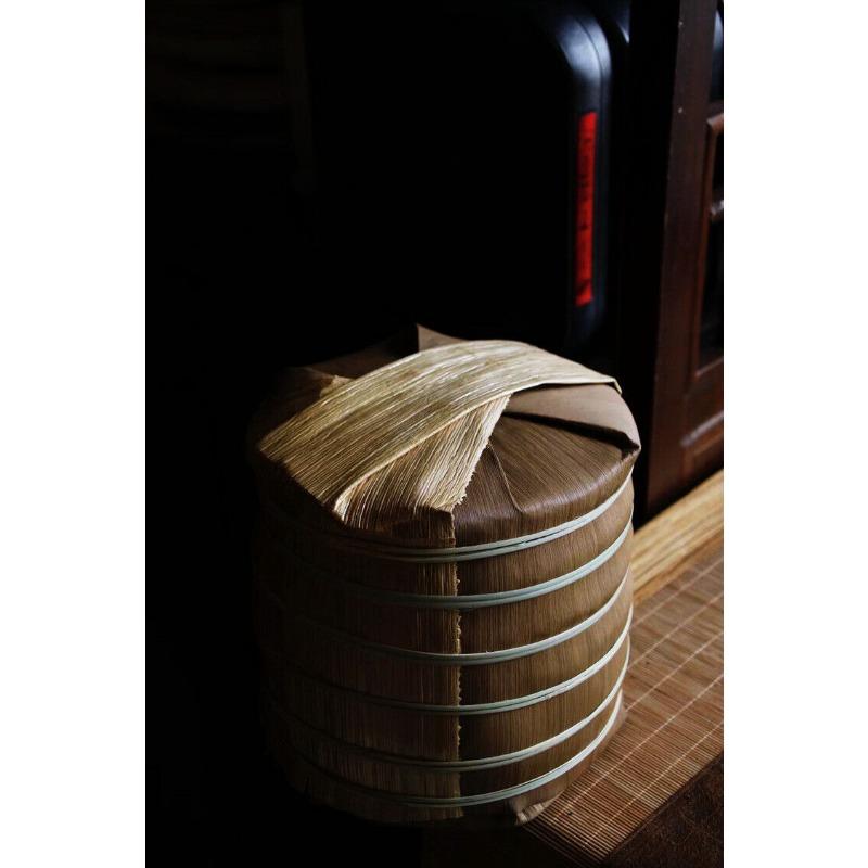 357г Сырой чай Пуэр Старый Паньчжан Коричневая гора Юньнань Семь пирожных ручной прессовки — фото 8