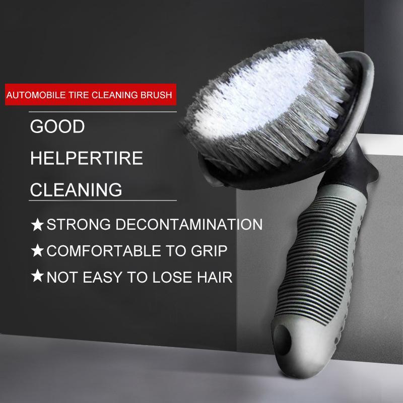 Car Tire Brush Hub Brush Car Wash Tool Cleaning Artifact Dedicated Strong Decontamination Brush